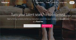 Desktop Screenshot of hireplace.com